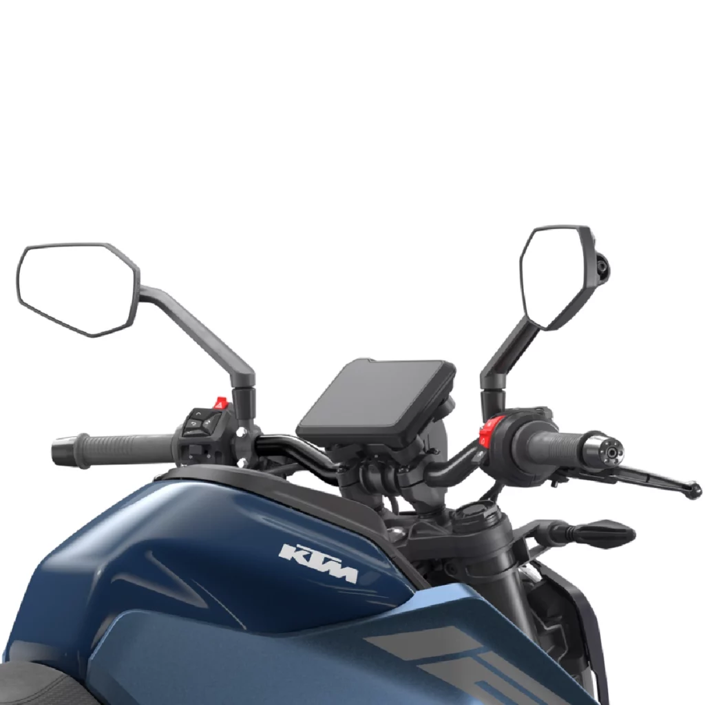 KTM 125 DUKE 2026 – 5 Zoll TFT-Display am Lenker (Cockpitansicht)