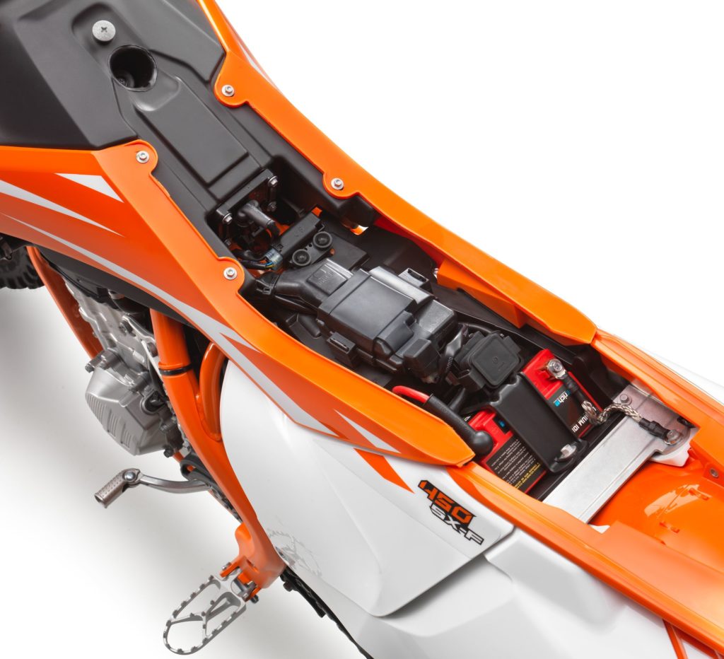 KTM EXC Motorrad mit Batterie. Hier finden Sie alle Batterien für Ihre KTM