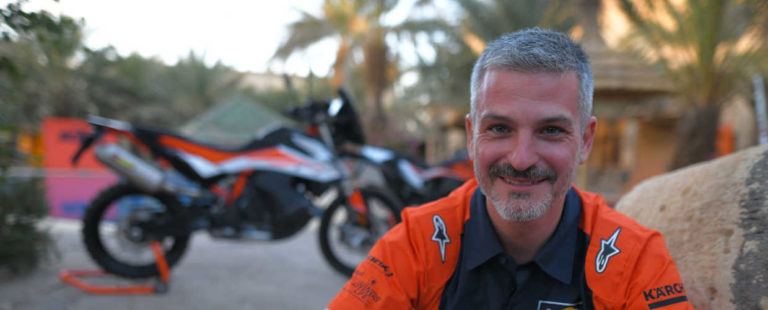 KTM Factory Racing Rally Team Manager Jordi Viladoms bei der Silk Way Rally 2019.