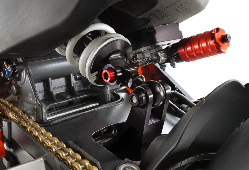 WP APEX PRO 7746-Federbeins mit Preload-Adjuster der RC 8C