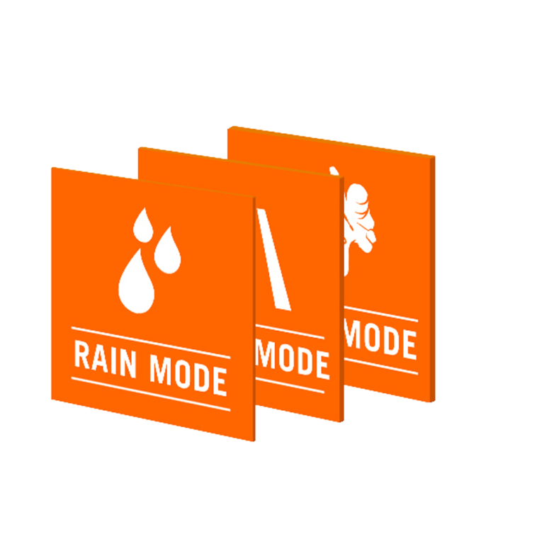 KTM 790 DUKE 2027 Fahrmodi RAIN, STREET und SPORT