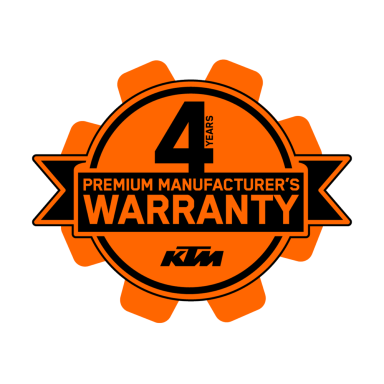 KTM Premium-Herstellergarantie – bis zu 4 Jahre Garantie für Street-Modelle