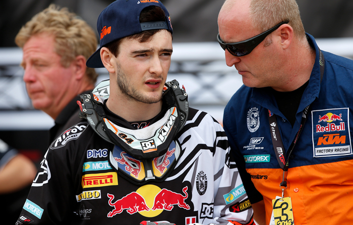 Jeffrey Herlings trotz Verletzung Zweiter