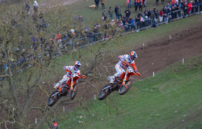 Tom Vialle & Rene Hofer vom KTM RedBull Racing Team