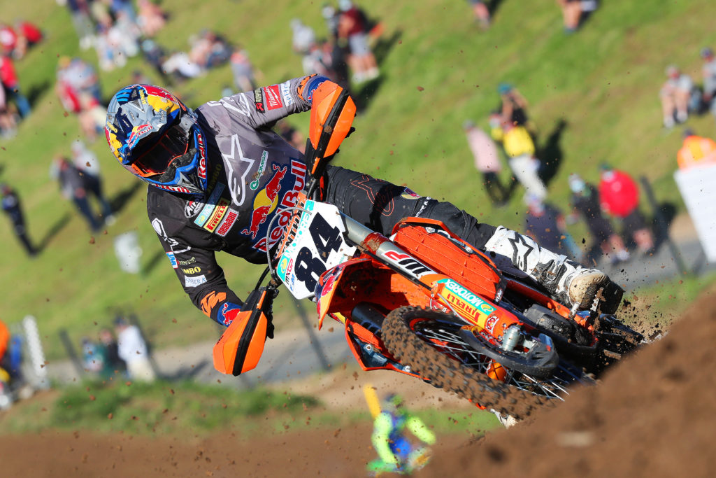 Jeffrey Herlings vom Red Bull KTM Factory Racing auf seiner 450 SX-F